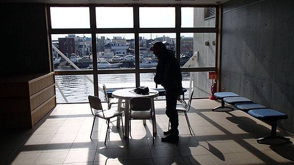 陽の当たる休憩スぺース